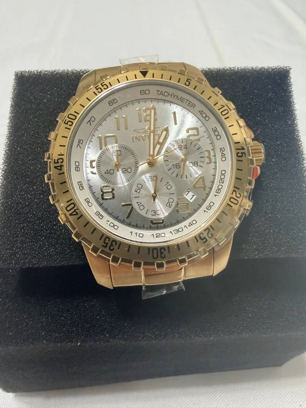 Invicta Gold and Silver Chronograph Men's Watch